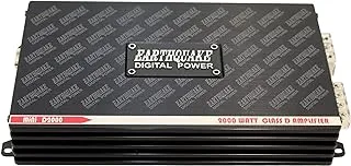 مضخم صوت Earthquake Sound Mini D2000 (Gen 2) أحادي الفئة D للسيارة، قوة ذروة 2000 واط
