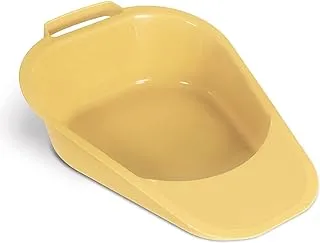 Fracture Bed Pan with Plastic Guard and Built-In Handles, Adult