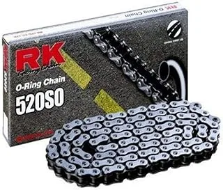 RK Racing Chain 520-SO-102 (520 Series) Steel 102 Link Traditional Street and Off-Road O-Ring Chain with Connecting Link