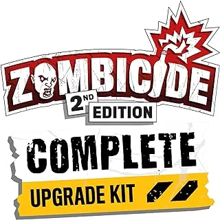 Cmon Zombicide الإصدار الثاني مجموعة الترقية الكاملة للوحة الإستراتيجية لعبة Zombie Board للأعمار من 14+ 1-6 لاعبين متوسط ​​وقت اللعب 60 دقيقة بواسطة CMON (ZCD014)