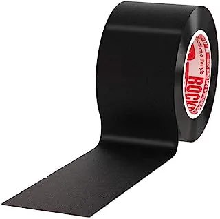 RockTape RX Sensitive-Skin 2-Inch Kinesiology Tape, 16.4-Foot Continuous Roll, Black