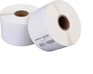 Poaker Direct Thermal Multipurpose Labels 50x30mm, Adhesive Scratch Proof Compatible with Zebra Rollo&Multi Label Printers for SKU ASIN barcode Labeling (Pack of 2 (2x1000 Labels), 50x30mm)