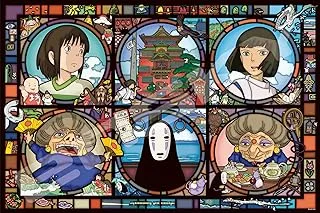 ensky - أخبار من مدينة غامضة [Spirited Away] أحجية Artcrystal (1000-AC016) - بضائع Studio Ghibli الرسمية، متعددة