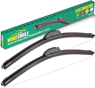 Windshield Wiper Blades,Car Wipers Blade 24X19 Inch with Premium Rubber and Stable Base Design,OEM Quality Wiper Clear Quiet and Durable Auto Replacement Windshield Wipers for All-Season Use