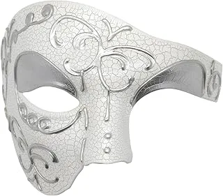 Thmyo Half Face Men's Phantom Of The Opera Vintage Design Venetian Carnival Masquerade Mask