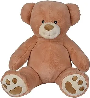 Nicotoy Bear Recycled Plush Cuddly Toy, 66 cm Height, Brown