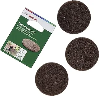 Bosch Abrasive Heavy Duty Pad for Electric Cleaning Brush UniversalBrush (3 Pieces Included, in Carton Packaging)