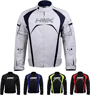 HWK Motorcycle Jacket Men's Riding Textile Racing Motorbike Hi-Vis Biker CE Armored Water Resistant Jackets