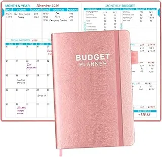 Budget Planner - Undated Expense Tracker Notebook. 2023 Budget Planner for 12 Months, Finance Planner, Start Anytime, 5.8