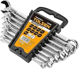 Tolsen-12PCS Combination spanners set (Inch) (INDUSTRIAL)