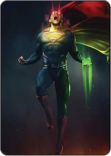 غطاء حماية لجهاز iPad Pro 12.9 (2018) ملفت للنظر، غطاء حماية مطبوع لجهاز Apple iPad Pro 12.9 (2018) Superman In Action