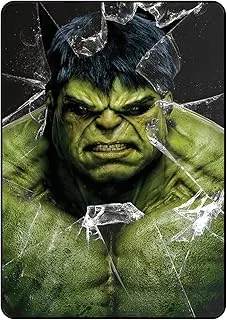 غطاء حماية لجهاز iPad Pro 12.9 (2022) ملفت للنظر، غطاء حماية مطبوع لجهاز Apple iPad Pro 12.9 (2022) Angry Hulk (EYAHU01)