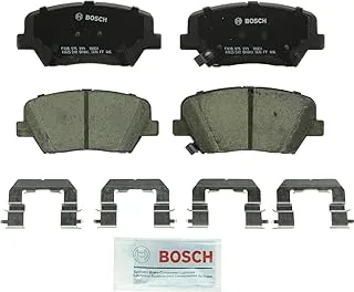 مجموعة وسادات الفرامل القرصية الخزفية الفاخرة من BOSCH BC1687 - متوافقة مع سيارات مختارة من Hyundai Santa Fe؛ كيا روندو، سورينتو؛ أمام