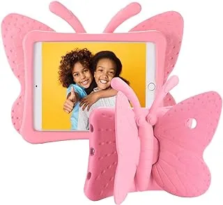 AWH iPad 6th Generation Case - iPad 5th Generation Case, iPad Air 2 Case for Kids, Butterfly Shockproof EVA Foam Super Protection Stand Cover for 9.7