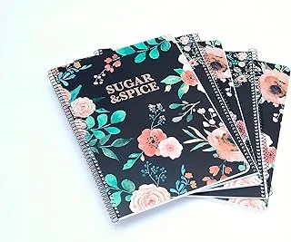 Ambar Sugar and Spice 80 Sheets Spiral Notebook 10-Pack, A4 Size