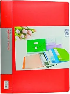 Sadaf A4 Documents Inserter Clear File Book with 30 Pockets