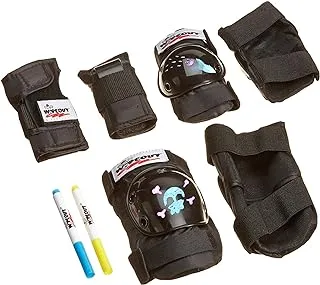 Wipeout Dry Erase Kids Pad Set with Knee Pads, Elbow Pads, and Wristguards