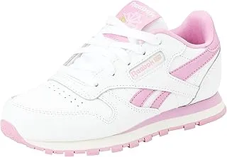 Reebok CLASSIC LEATHER, Unisex Shoes, FTWWHT/JASPNK/CHALK,31.5 EU