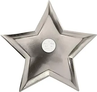 Star Silver Foil Plate