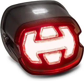 TRUE MODS LED Brake Tail Light for Harley Davidson [DOT Approved] [Arrow-Design] [Plug-n-Play] - License Running Taillight for Harley Sportster Dyna Fatboy Softail Road King Glide Electra Heritage