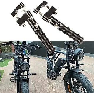 MYIADV Motorcycle Foot Pegs Folding Foot rest Aluminum Alloy Footrests Highway Front Folding Clamps For BMW R1200GS R1250GS For YAMAHA TENERE700 XTZ700 ATV UTV