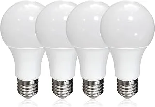 V.MAX LED 12w-6 Pack مصابيح كهربائية متجمدة E27 12W - 100 W مكافئة، 220-240V، 3000/2700K Wram White، غير قابلة للتعتيم