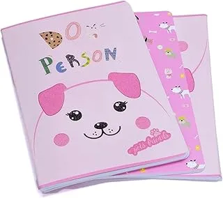 Ambar Pet Person Girl 48 Sheets Exercise Notebook 10-Pack, A4 Size