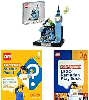 LEGO ǀ Disney Peter Pan and Wendy’s Flight over London 43232 Building Blocks Toy Set With LEGO Book & LEGO Surprise Stickers!