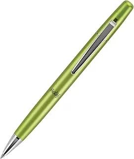 PILOT FriXion Ball LX Erasable, Refillable & Retractable Gel Ink Pen, Fine Point, Lime Green Barrel, Blue Ink, Single Pen (34455)