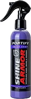 Shine Armor Fortify Quick Coat ââ‚¬â€œ Ceramic Coating - Car Wax Spray - Waterless Car Wash & Wax - Hydrophobic Top Coat Polish & Polymer Paint Sealant Protection