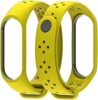 Warable Devices Accessories - strap band 4 newest my 3 silicone replacement for Xiáomí miband (Yellow)