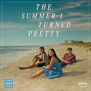 تقويم حائط The Summer I Turned Pretty 2024، مقاس 12 بوصة × 12 بوصة