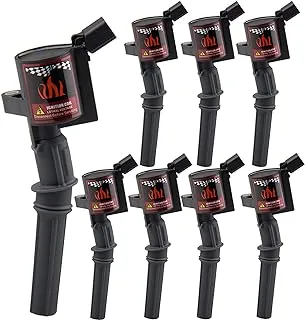 Big-Autoparts Set of 8 Ignition Coil Pack Compatible With Ford F150 F250 Explorer Lincoln Mercury 4.6L 5.4L V8 V10, Upgraded Coil Pack Compatible with DG508 DG457 DG472, Black