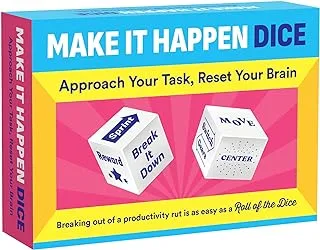 Make It Happen Dice: Approach Your Task, Reset Your Brain