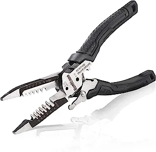 HURRICANE 6-in-1 Wire Stripper Tool, Wire Strippers, Wire Cutter Stripping Tool for Electric Cable Stripping Cutting and Crimping (8-18 AWG Solid, 10-20 AWG Stranded)