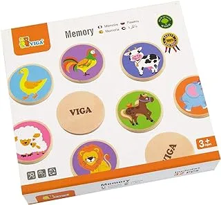 Viga 51308 Toys-51308-Memory-Animals