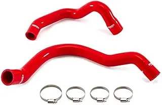 Mishimoto MMHOSE-XJ6-92RD Radiator Coolant Hose Kit Compatible With Jeep Cherokee XJ 4.0L 1991-2001 Red