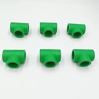 AL ARQAM PPR Tee, 32MM, Pipe Fitting 6 Pcs