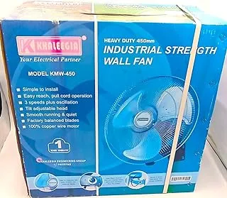 KHALEEGIA 450mm Heavy Duty Industrial Strength Wall Fan