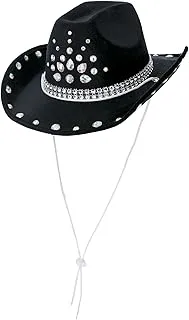 Black Rhinestone Cowboy Hat