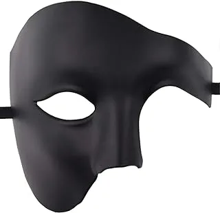 KEFAN Mens Mask Masquerade Mask Phantom of The Opera Half Face Mask