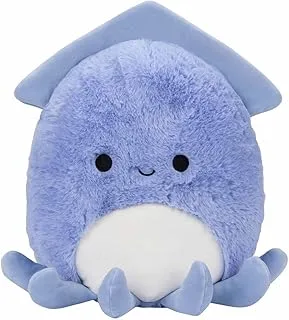 Squishmallows Fuzzamallow Stacy Periwinkle Squid Soft Toy, 30 cm Size