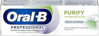 Oral-B Gumline Purify Toothpaste, Gentle Whitening, Peppermint Flavour, 75ml