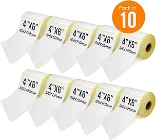 [10 Rolls, 5000 Labels] BRANDSFINITY Direct Thermal Barcode Label Stickers 4