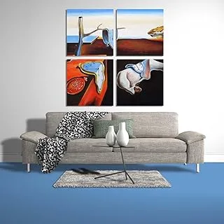 Melting All Around, Canvas wall art, Multicolour, Canvas, 4 Pieces, 40 x 40 By(BPA®)