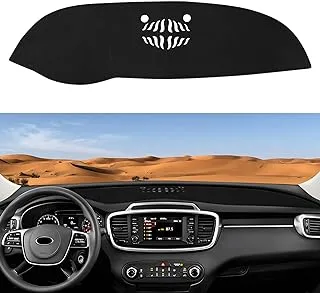 Rilsen Dashboard Cover Mat Custom Fit for Kia Sorento 2016 2017 2018 2019 2020 Dash Cover Nonslip Dash Mat Protector Sunshade No Glare Black