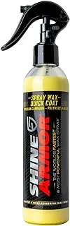 Shine Armor Car Wax Hydrophobic Spray - Spray Wax for Car with Carnauba Wax - Car Polish and Car Shine Spray - Spray Wax Car Sealant and Paint Protection - Fast Acting Car Wax Spray