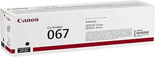 CANON 067 Black Toner Cartridge, Yields of 1,350 Pages