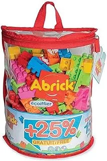 Ecoiffier Abrick Stacking Brick Half Moon Bag 150-Pieces