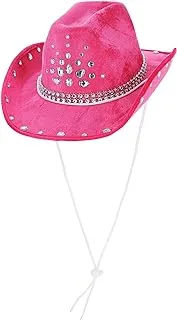 Hot Pink Rhinestone Cowboy Hat